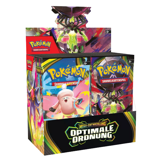 Pokemon Optimale Ordnung Display 36er DE OVP Sealed
